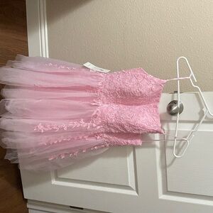 Brand new baby pink dress